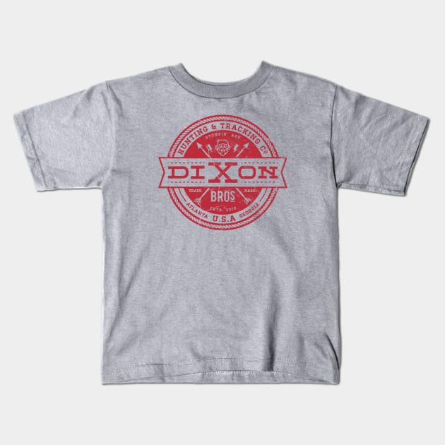 Dixon Bros - Zombie Hunting Red Kids T-Shirt by Nemons